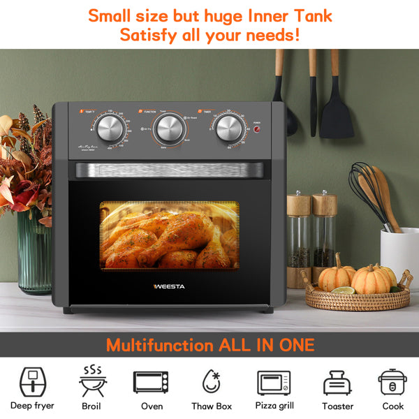 19QT 1300W Air Fryer Toaster Oven - Chef Essential by Chef Darlene Jones